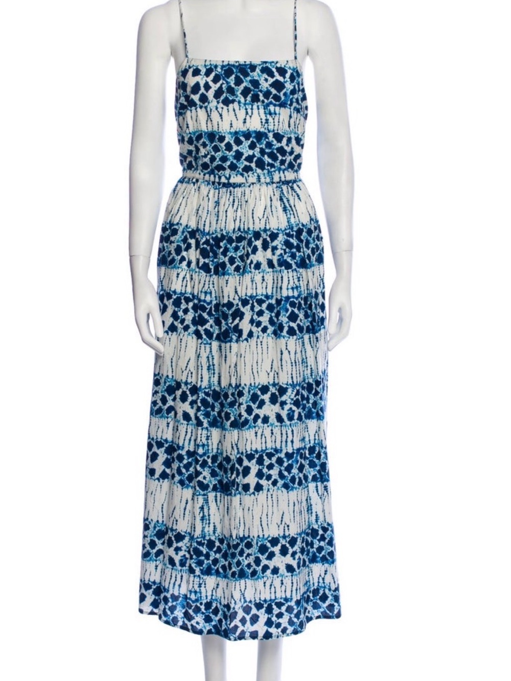 Apiece Apart- Striped Tie-Dye Maxi Dress